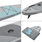 [in.tec] SUP board Waimea met accessoires 305x71x10 cm grijs