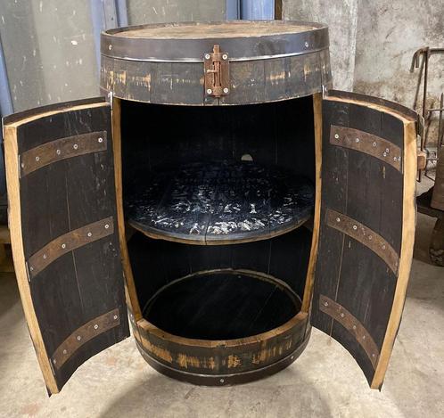 Whiskykast Drankkast Wijnkast Eikenhout, Huis en Inrichting, Woonaccessoires | Wijnrekken, Nieuw