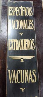 Cartel de Farmacia - Vacunas y Sueros , específicos