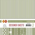 Moss Green Classic Edition Designer Sheets 2 by Card Deco, Verzenden, Nieuw