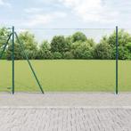 vidaXL Hexagon Hek Groen 1,4x10 m Staal, Verzenden, Nieuw, IJzer