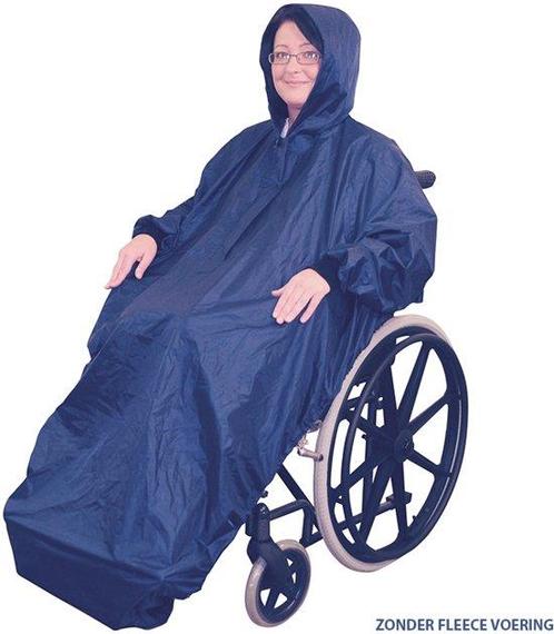 Aidapt rolstoel regenjas met mouwen - 100% waterdicht, Diversen, Rolstoelen, Nieuw, Verzenden