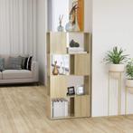 vidaXL Boekenkast/kamerscherm 60x24x124,5 cm bewerkt hout, Verzenden, 100 tot 150 cm, Nieuw, 50 tot 100 cm