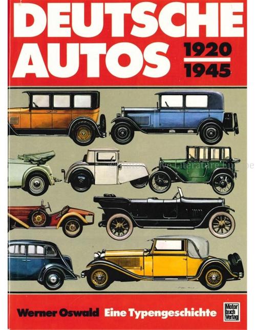 DEUTSCHE AUTOS 1920 -1945, ALLE DEUTSCHEN PERSONENWGEN DER, Boeken, Auto's | Boeken