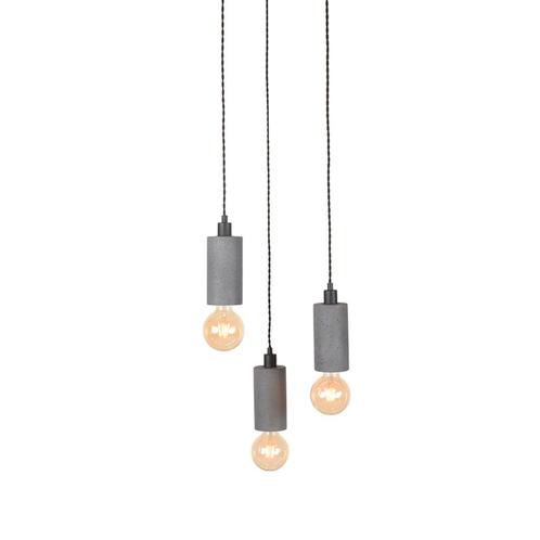 LABEL51 Hanglamp Fresco - Concrete - Beton - 3-Lichts, Huis en Inrichting, Lampen | Hanglampen, Nieuw, Ophalen of Verzenden