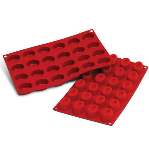 Siliconen Bakvorm Savarin Ovaal 44x32x24,5mm (24), Hobby en Vrije tijd, Taarten en Cupcakes maken, Nieuw, Verzenden