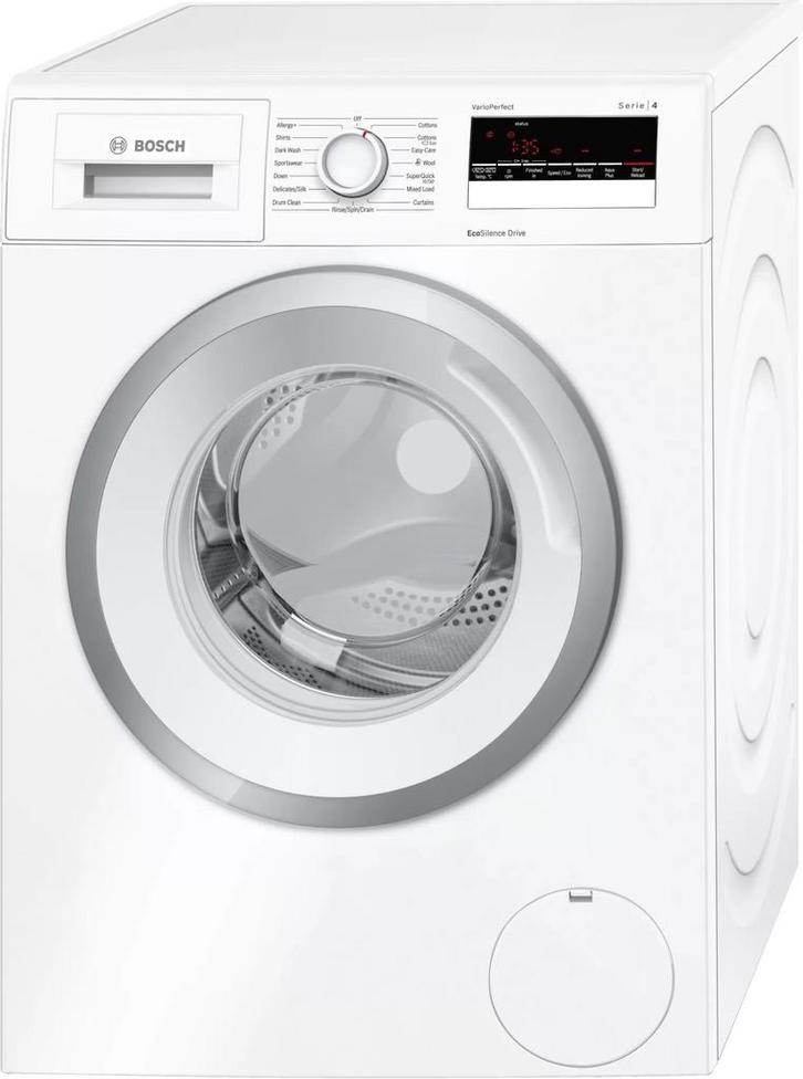 Bosch Wan28280gb Varioperfect Wasmachine 8kg 1400t, Witgoed en Apparatuur, Wasmachines, Zo goed als nieuw, Voorlader, 85 tot 90 cm