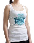 TapouT Dames Roxanne Crown Tank Top Wit, Kleding | Dames, Tops, Nieuw, Ophalen of Verzenden, TapouT, Wit