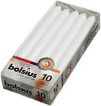 BOLSIUS DINERKAARSEN 230 X 20 MM (WIT) PAK 10 STUKS, Nieuw, Verzenden