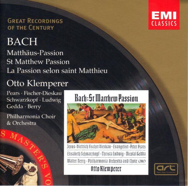 cd - Bach - ST Matthew Passion - Klemperer, Cd's en Dvd's, Cd's | Overige Cd's, Zo goed als nieuw, Verzenden