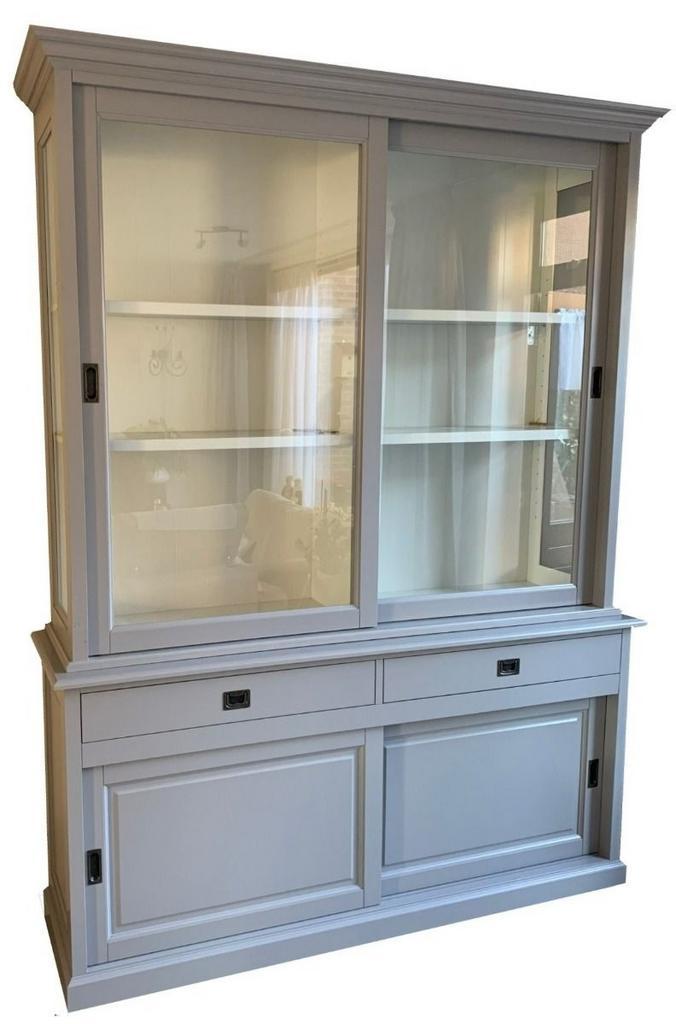 Buffetkast platinagrijs Tiel 180 x 240cm, Huis en Inrichting, Kasten | Buffetkasten, Ophalen of Verzenden
