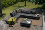 Santa Monica hoek loungeset 4 delig aluminium antraciet, Ophalen of Verzenden, Nieuw, Aluminium