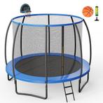 Buiten Trampoline met Basketbalring Omheining Net Veiligheid, Nieuw, Verzenden