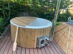 Hottub Houtgestookt | Interne kachel | ACTIE, Tuin en Terras, Jacuzzi's, Verzenden, Nieuw, Trap, Vast