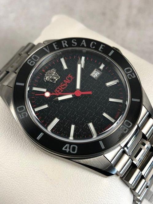 Versace - V-Dome - VE8E007 24 - Heren - 2020+, Sieraden, Tassen en Uiterlijk, Horloges | Heren