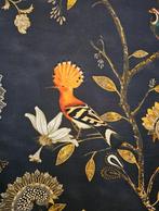 300x280cm! Exclusief Art Nouveau-stoffen met uil en bloemen