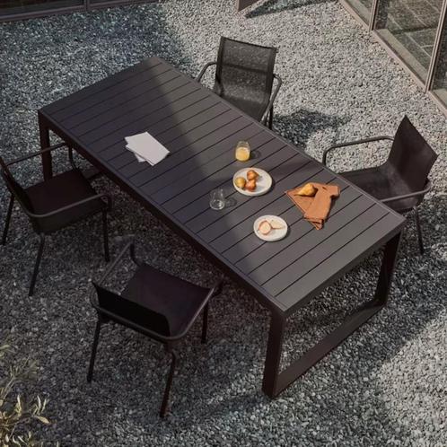 *WOONWINKEL* Kave Home Galdana Uitschuifbare Tuintafel Alumi, Tuin en Terras, Tuinsets en Loungesets, Nieuw, Verzenden