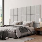 Gestoffeerde wandpanelen Carpino set van 3 stof 60x30 cm gri, Doe-het-zelf en Verbouw, Platen en Panelen, Verzenden, Nieuw