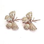 Zonder Minimumprijs - Oorbellen - 9 kt. Roségoud, Zilver -, Sieraden, Tassen en Uiterlijk, Oorbellen, Nieuw