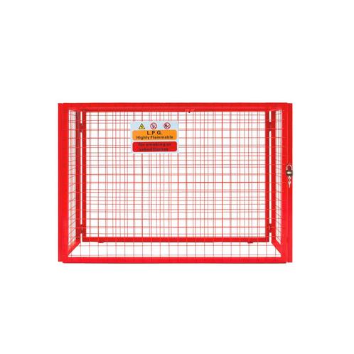 Gasflessenkooi opvouwbare staalgaas veiligheidsopslag 4 x, Tuin en Terras, Overige Tuin en Terras, Verzenden