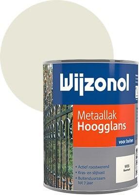 Wijzonol Metaallak Hoogglans Roomwit 9235 750 ml, Doe-het-zelf en Verbouw, Verf, Beits en Lak, Nieuw, Verzenden