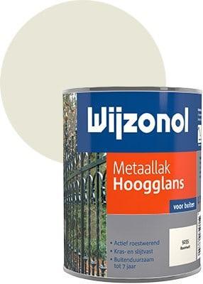 Wijzonol Metaallak Hoogglans Roomwit 9235 750 ml, Doe-het-zelf en Verbouw, Verf, Beits en Lak, Nieuw, Ophalen of Verzenden