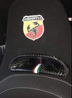 Fiat 500 595 Abarth carbon hoofdsteun inzetstuk, Auto diversen, Tuning en Styling, Verzenden