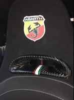 Fiat 500 595 Abarth carbon hoofdsteun inzetstuk, Verzenden