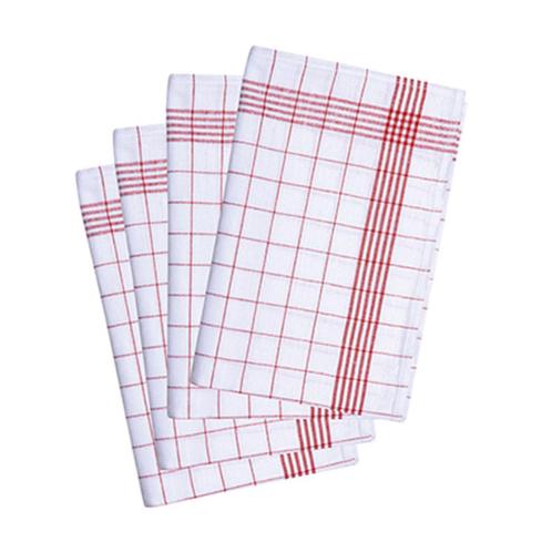 GGM Gastro | (10 stuks) Theedoek - 500x700mm - Rood |, Huis en Inrichting, Keuken | Textiel, Rood, Nieuw, Theedoek of Handdoek