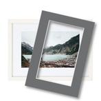 Fotolijst met passe partout 30x40cm hout wit, Huis en Inrichting, Woonaccessoires | Lijsten, Nieuw