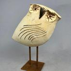 Ewa Budzowska - big -OWL- decorated by 24 carat gold