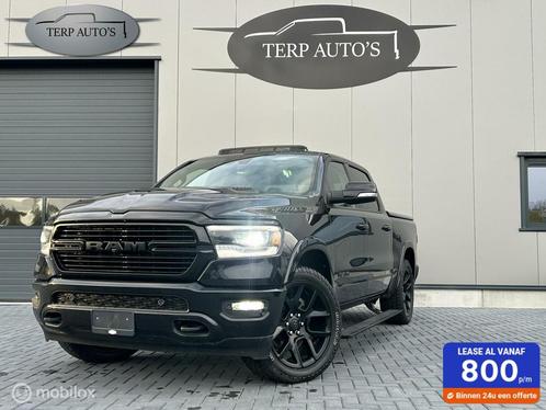 Dodge Ram 1500 4X4 5.7 V8 4x4 Crew Cab Laramie, Auto's, Bestelauto's, Lease, Zwart, Automaat, Financial lease, Overige kleuren