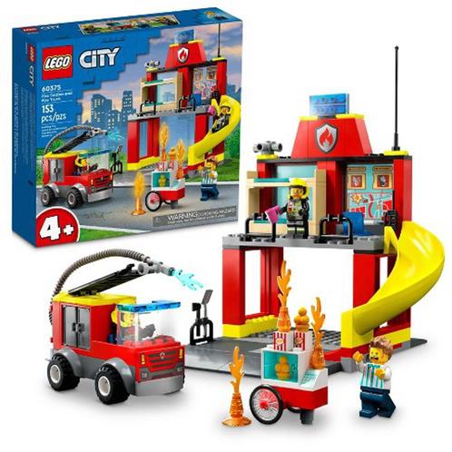 LEGO City - Fire Station and Fire Truck 60375, Kinderen en Baby's, Speelgoed | Duplo en Lego, Ophalen of Verzenden