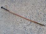 Wandelstok - Hout, IJzer, Leder, Messing - traditioneel