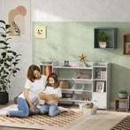 TRUUSK Kinderrek met 8 Uitneembare Dozen - 4 Open Vakken - 2, Verzenden, Nieuw