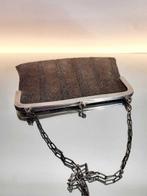 Zilveren avondtasje Mesh 925 sterling 326gr ca.1930-1950 Art, Antiek en Kunst