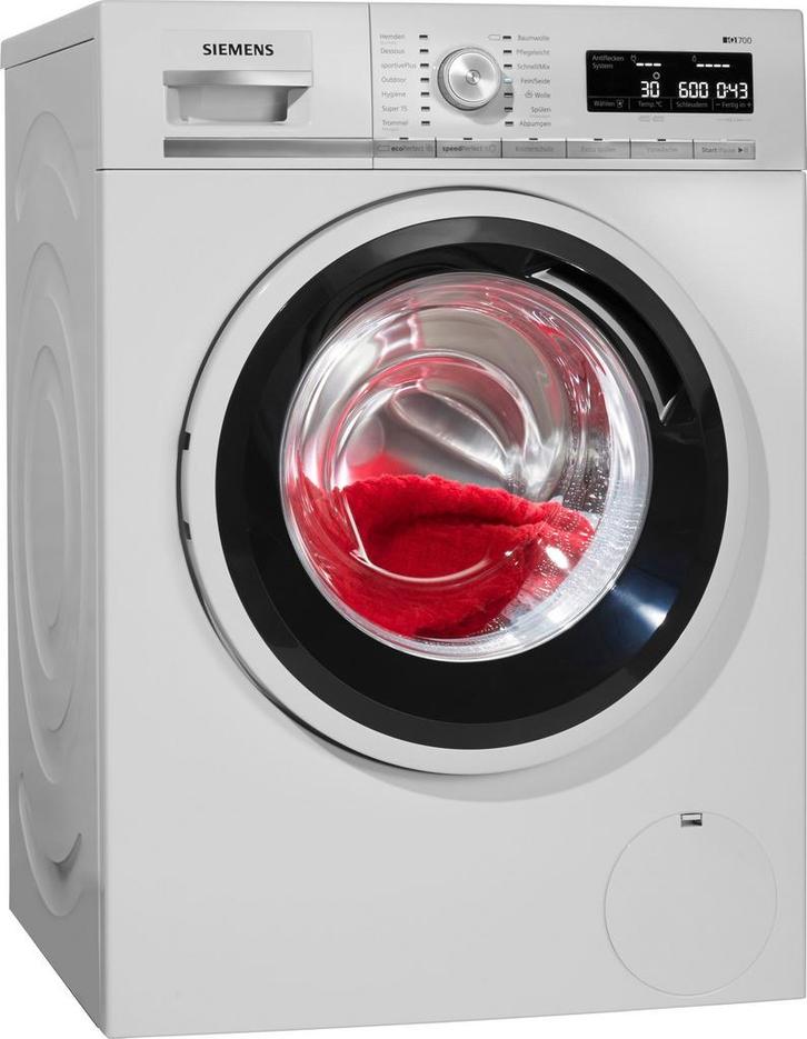 Siemens WM14W5ECO - Wasmachine - 8 kg - 1400 tpm -, Witgoed en Apparatuur, Wasmachines, Zo goed als nieuw, Voorlader, 85 tot 90 cm
