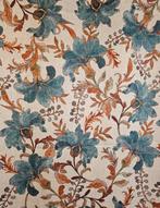 Exclusieve Art Nouveau bloemenkatoenen satijnstof met