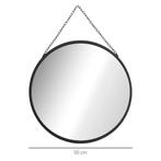 TRUUSK Wandspiegel Make-up Spiegel Rondspiegel Ø 50 Cm Met D, Huis en Inrichting, Woonaccessoires | Spiegels, Verzenden, Nieuw