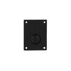 Intersteel Luikring rechthoekig 65x49mm - mat zwart, Verzenden, Nieuw