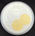 Nederlandse Antillen. 10 Gulden 2001 Proof, Elizabeth I, Postzegels en Munten
