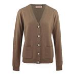 Custommade • bruin kasjmier vest Aisha • XL, Kleding | Dames, Truien en Vesten, Bruin, Verzenden, Maat 46/48 (XL) of groter, Nieuw