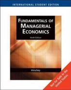 Fundamentals of Managerial Economics, International Edition, Gelezen, Mark Hirschey, Hirschey, Verzenden
