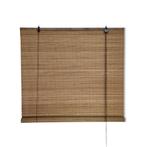 Bamboe rolgordijn Zoë - Bruin - 150 x 220 cm - Bamelle, Huis en Inrichting, Verzenden, Nieuw, Bruin