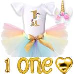 3-delig eerste verjaardag set Unicorn Dream deLuxe, Kinderen en Baby's, Babykleding | Maat 80, Nieuw, Meisje, 4theperfectparty