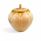 Royal Worcester - Art Nouveau blush ivory potpourri vase