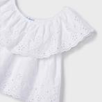 Blouse (white), Kinderen en Baby's, Kinderkleding | Maat 110, Nieuw, Meisje, Shirt of Longsleeve, Mayoral