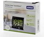Xavax keukenwekker Timer Zwart Digitaal, Doe-het-zelf en Verbouw, Elektra en Kabels, Ophalen of Verzenden, Nieuw