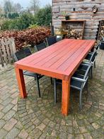 Padouk HardHouten Tafel op Maat, Tuin en Terras, Tuintafels, Ophalen of Verzenden, Nieuw, Rechthoekig, Hout