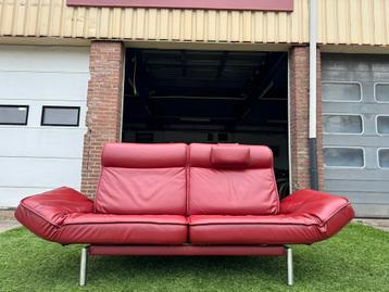 Bank De Sede DS450 bankstel relax design zetel rood leer beschikbaar voor biedingen